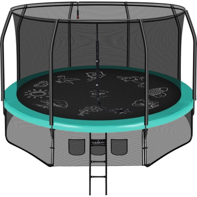 Каркасный батут Clear Fit FamilyHop 14FT