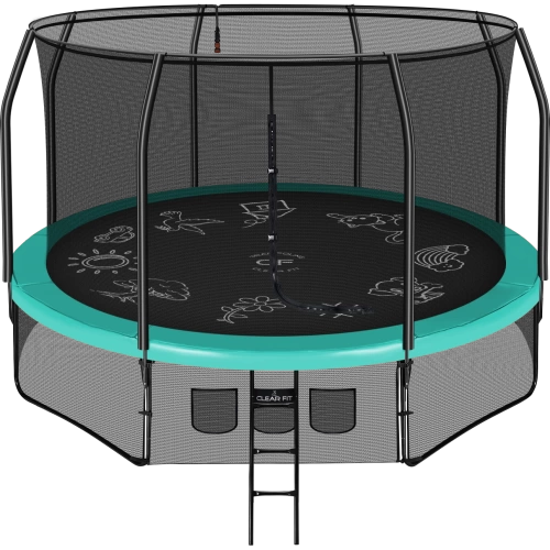 Каркасный батут Clear Fit FamilyHop 14Ft фото от интернет-магазина Atlantov.net