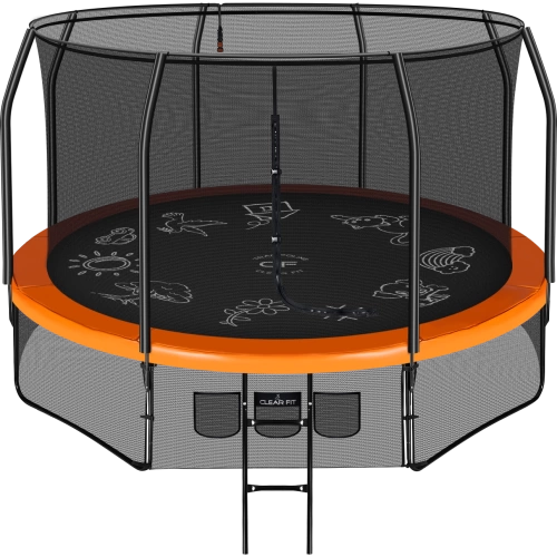 Каркасный батут Clear Fit FamilyHop 12Ft фото от интернет-магазина Atlantov.net