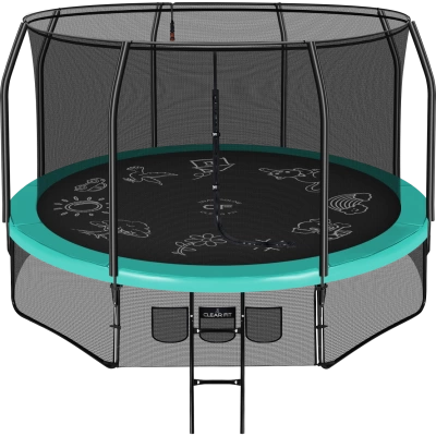 Каркасный батут Clear Fit FamilyHop 12FT