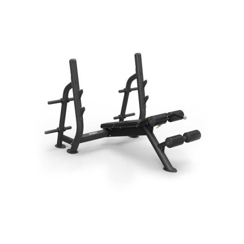 Олимпийская скамья с отрицательным углом наклона Spirit SP-4211 фото от интернет-магазина Atlantov.net