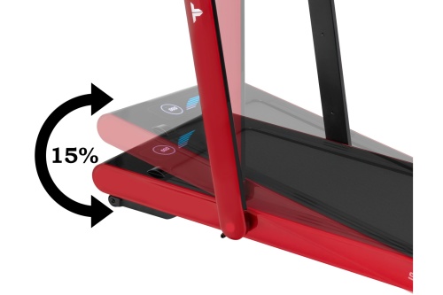 Беговая дорожка Titanium Masters Slimtech S60 (красная) фото от интернет-магазина Atlantov.net