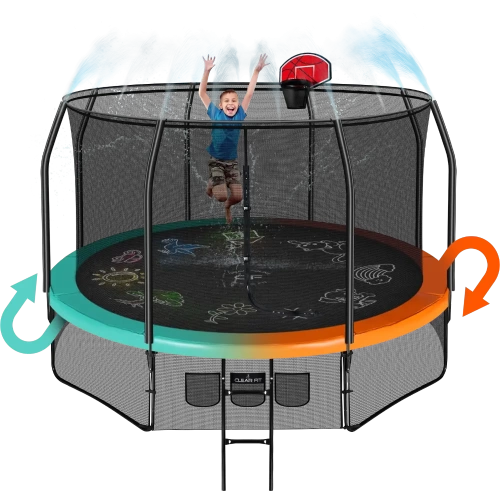 Каркасный батут Clear Fit FamilyHop 12Ft фото от интернет-магазина Atlantov.net