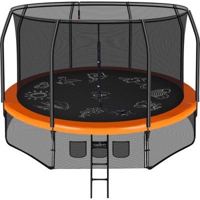 Каркасный батут Clear Fit FamilyHop 14FT